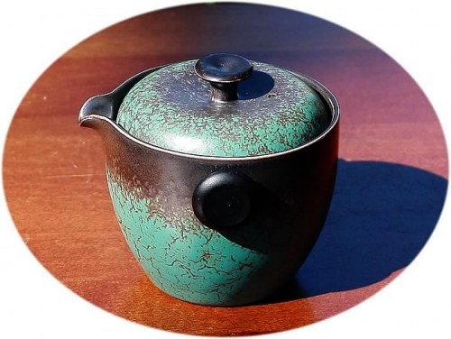 Gongfu teapot green marble A